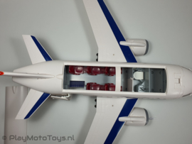 Playmobil 5261 - Passagiers en vrachtvliegtuig met Controletoren, gebruikt & compleet.