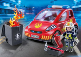 Playmobil 9235 - Brandweer Commandant met interventievoertuig