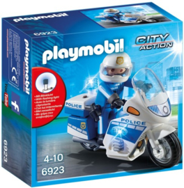 Playmobil 6923 - Politiemotor met LED-licht