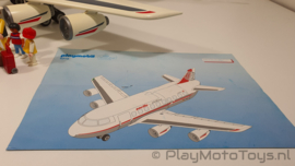 Playmobil 4310 - Passagiers en vrachtvliegtuig, gebruikt (B)