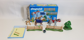 Playmobil 4188 - Paardenfamilie, 2ehands set met doos