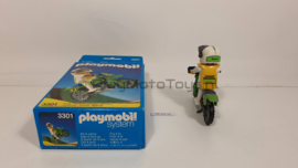 Playmobil 3301 - Jumper Motocrosser, 2ehands met doos