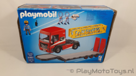 Playmobil 5467 - Zwaar transport vrachtwagen / Truck, 2ehands met doos (B)