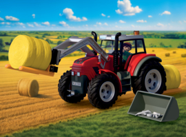 Playmobil 72305 - Grote tractor met hooibalen