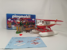 Playmobil 3866 - Avonturen watervliegtuig, 2ehands met doos