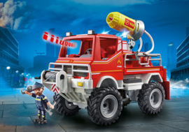 Playmobil 9466 - Brandweer terreinwagen met waterkanon, licht & geluid