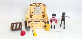 Playmobil 5112 - Arabische renpaard met paardenbox, 2ehands