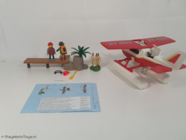 Playmobil 3866 - Avonturen watervliegtuig, 2ehands met doos