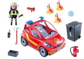 Playmobil 9235 - Brandweer Commandant met interventievoertuig