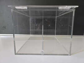 Playmobil 80479 - DS Acrylbox met deksel, tussenschot en afbeeldinghouder, gebruikt
