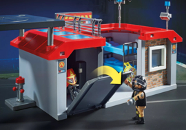 Playmobil 71193 - Meeneem Brandweer kazerne met brandweermotor