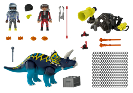 Playmobil 70627 - Triceratops: Strijd om de Legendarische Stenen