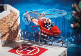 Playmobil 9462 - Grote brandweerkazerne met helicopter