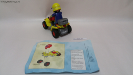 Playmobil 4425 - Gele Race quad met pullbackmotor, 2ehands