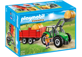 Playmobil 6130 - Tractor met aanhangwagen