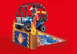 Playmobil 70820 - Starterpack Stuntshow quad met vuurhelling