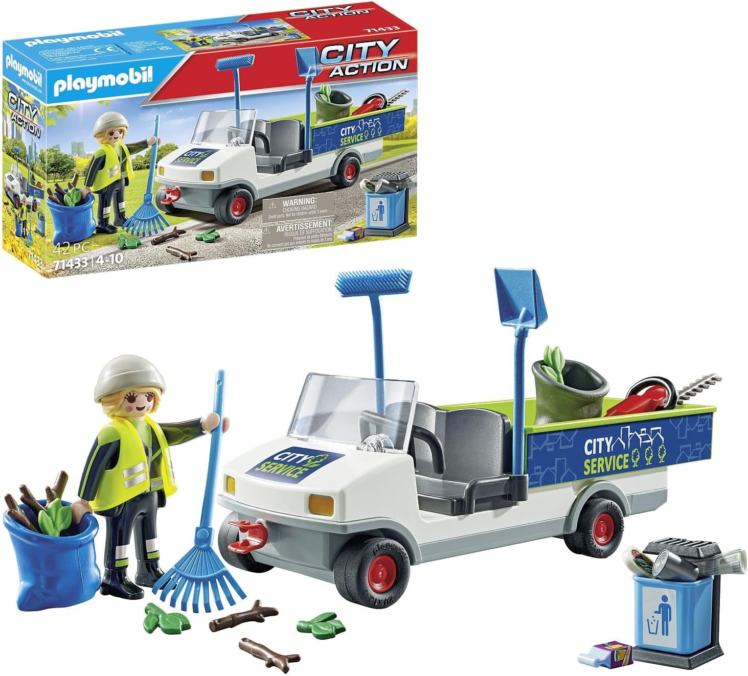 Playmobil 71433 - Stadsreiniging met E-voertuig