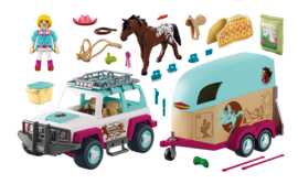 Playmobil 72129 - Terreinwagen met paardentrailer