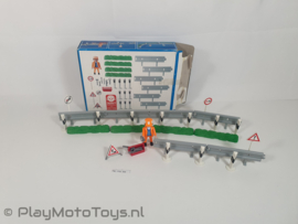 Playmobil 3257 - Wegwerker met geleiderails set, 2ehands