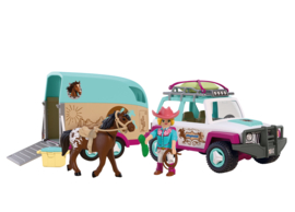 Playmobil 72129 - Terreinwagen met paardentrailer