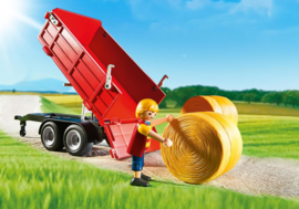 Playmobil 6130 - Tractor met aanhangwagen