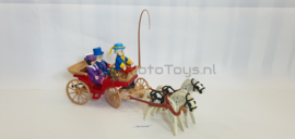 Playmobil 5600 - Paardenkoets met Victoriaanse dame, butler en koetsier. 2ehands.