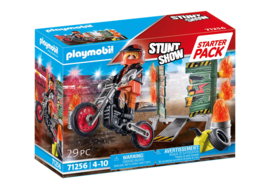 Playmobil 71256 - Starterpack Stuntshow motor met vuurmuur
