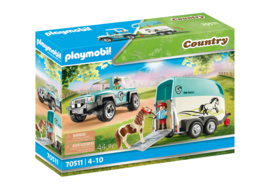 Playmobil 70511 - Auto met paardentrailer