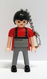 Playmobil Porsche monteur Sleutelhanger - Promo