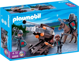 Playmobil 4868 - Valk ridders met katapult