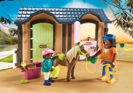 Playmobil 70995 - Rijlessen met paardenboxen Promopak