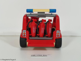 Playmobil 3177 - Brandweer Commandant met auto, 2ehands