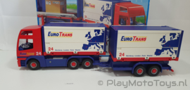 Playmobil 4323 - Truck and Trailer, 2eHands met doos.