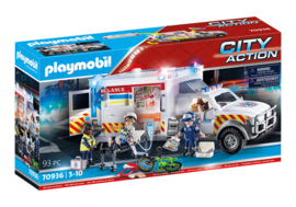 Playmobil 70936 - Reddingsvoertuig: US Ambulance