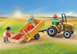 Playmobil 71442 - Tractor met aanhanger en watertank