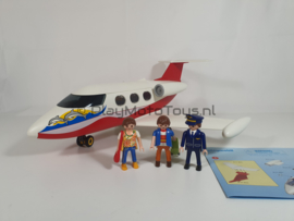 Playmobil 6081 - Passagiers vliegtuig, gebruikt & compleet.