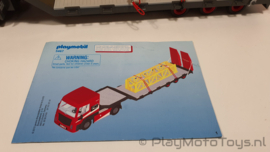 Playmobil 5467 - Zwaar transport vrachtwagen / Truck, 2ehands met doos (A)