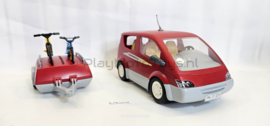 Playmobil 3213 - Familie auto met aanhanger, 2ehands
