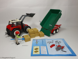 Playmobil 4496 - Tractor met aanhangwagen, 2ehands