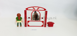 Playmobil 5108 - Shire met paardenbox, 2ehands