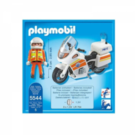 Playmobil 5544 - Ambulance motor met zwaailicht