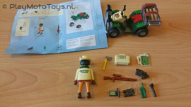 Playmobil 4176 - Onderzoeker met quad,  2ehands