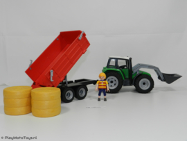 Playmobil 6130 - Tractor met aanhangwagen, 2ehands