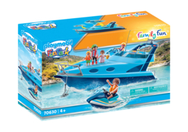 Playmobil 70630 - Funpark jacht met waterscooter