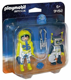 Playmobil 9492 - DuoPack Astronaut en robot