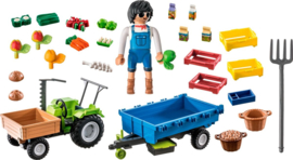 Playmobil 71249 - Tractor met aanhanger