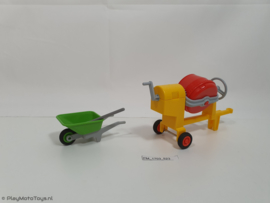 Playmobil 7140 - Cementmixer met kruiwagen,  2ehands