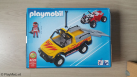 Playmobil 4228 - Pickup met quad