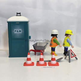 Playmobil 3275 - Bouwvakkers met dixi, 2ehands