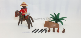 Playmobil 3827 - Canadese Mountie, 2ehands